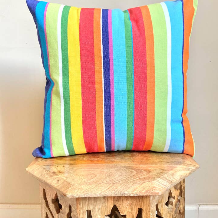 Limbo Imports Hammocks – wholesale Hammock – Colorful Tropical Rainbow Cotton Canvas Hammock -Beach Decor4