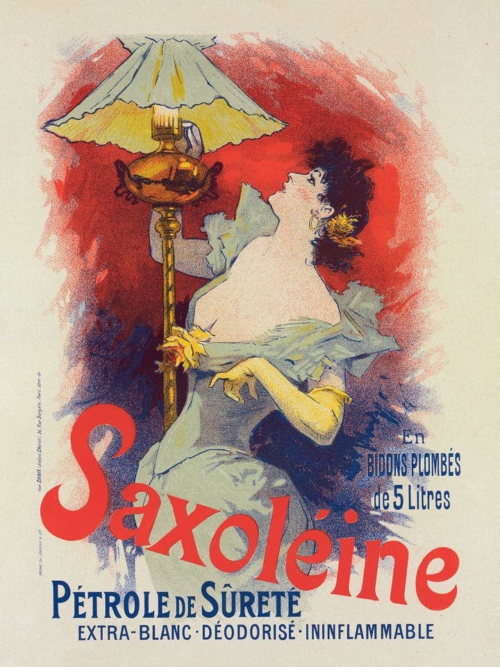 Chéret, Jules (1836-1932) poster for Saxolaine 1899 for wholesale by Flashback Shop