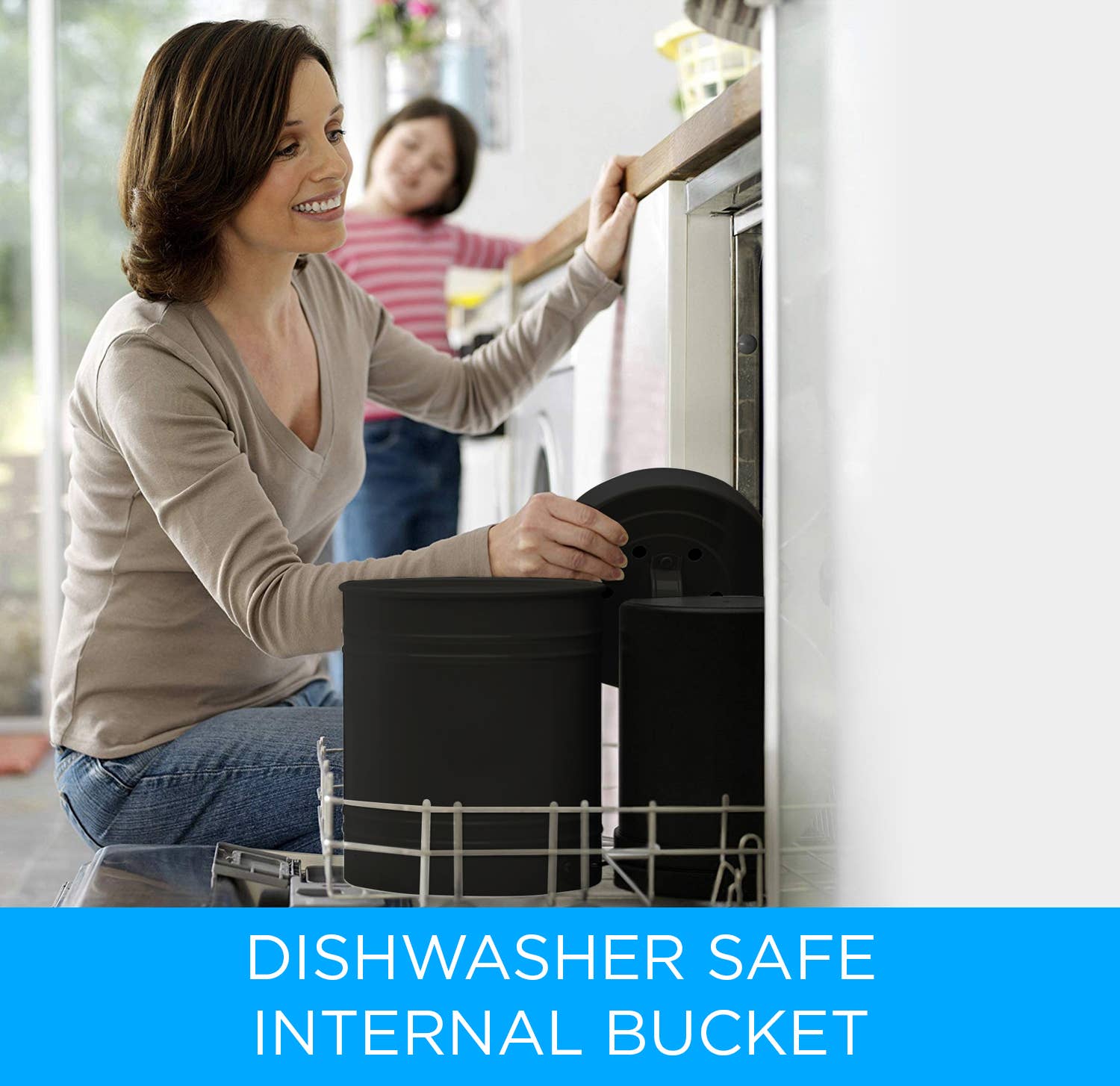 Cooler Kitchen - Wholesale Kitchen Tool/Gadget - Cooler Kitchen 3-Liter Kitchen Compost Bin w/ EZ-No Lock Lid11