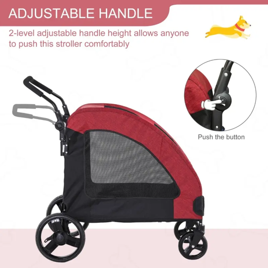 Furr-Baby Gifts - Wholesale Pet Carrier - Cat/Dog - Foldable Pet Stroller with Storage Pocket18