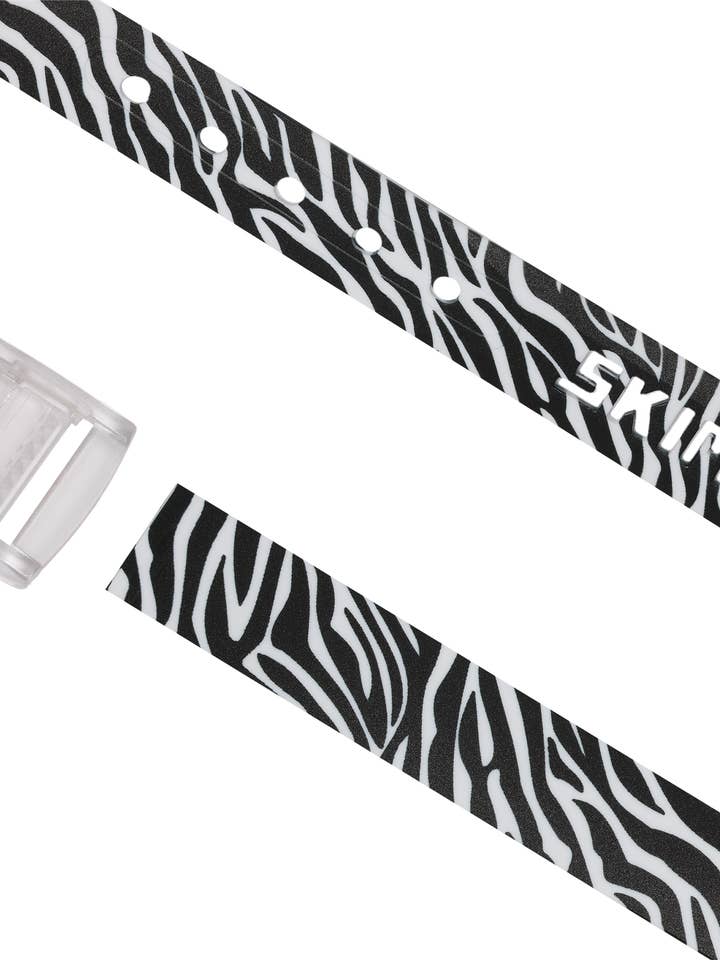 Wild Kollektion - Sort Zebra Bælte for engroshandel hos Skimp