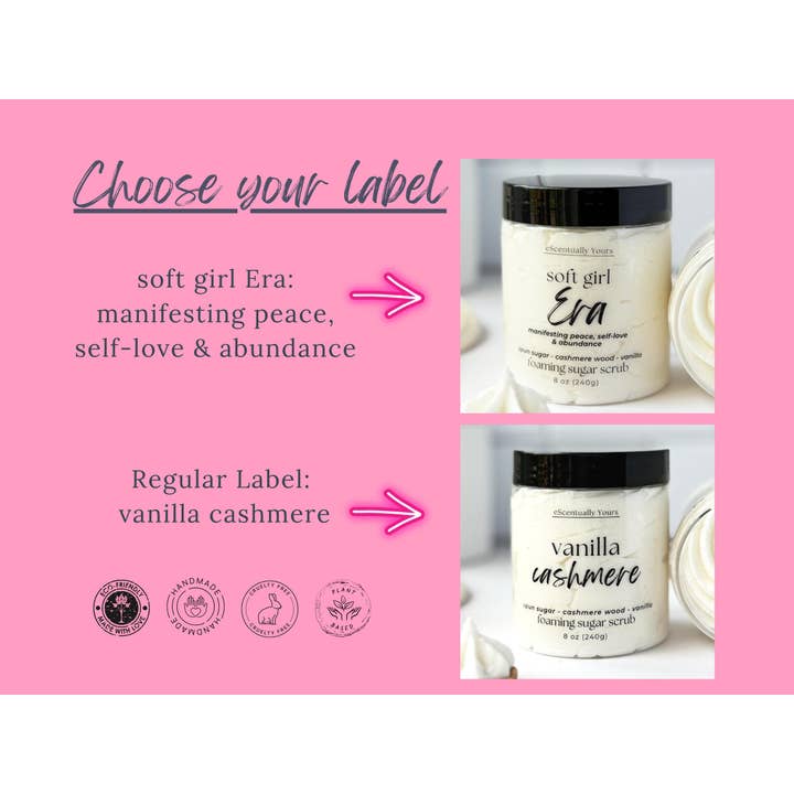 eScentually Yours - Wholesale Whipped Soap - Vanilla Cashmere Whipped Soap & Foaming Sugar Scrub 5