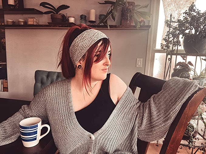 Funky Junque – Bandana - Mulher por atacado – Headwrap listrado diagonalmente (Borgonha)3