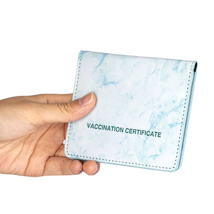 Ole - Wholesale Card Holder - Women's - Marbling Vaccine Card Holder HB159032