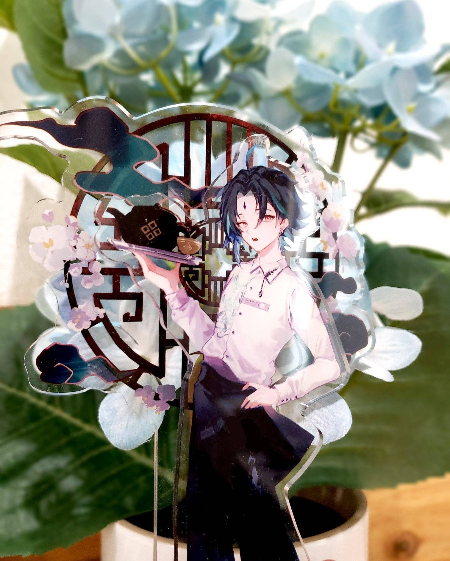 HideawayMelon - Wholesale Decorative figurine - Teahouse Xiao 3-Piece Acrylic Standee3