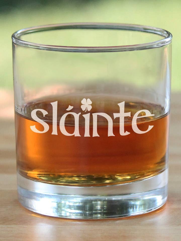 Cheers Irish Slainte Whiskey Rocks Glass St. Patricks Gifts and other Purchase Wholesale st patrick's day. Free Returns & Net 60 Terms on Faire trending on Faire.