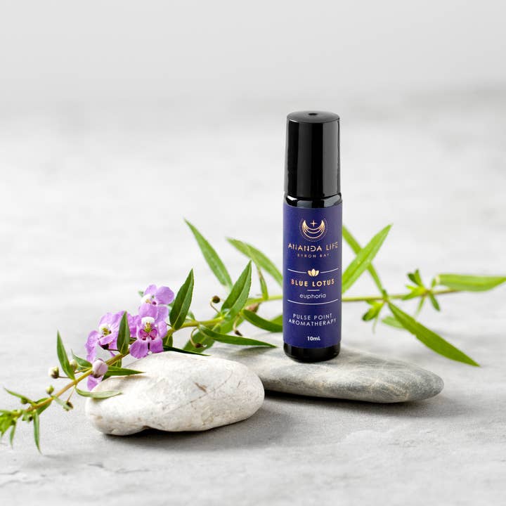 Ananda Life - Wholesale Roll-on fragrance - Ananda Life Aromatherapy Purfume Roller BLUE LOTUS