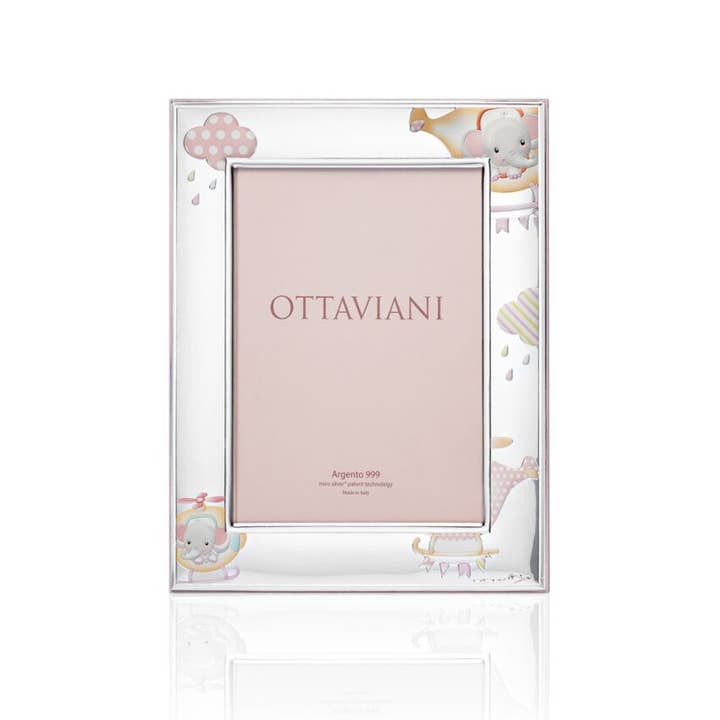 Flickans fotoram ”Elefant i en helikopter” 13X18 för wholesale av Ottaviani