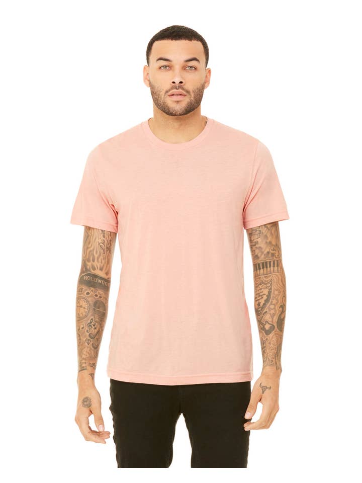 Total Apparel - Wholesale T-Shirt - Men's - Bella + Canvas Unisex Heather Blank CVC T-Shirt | 3001CVC25