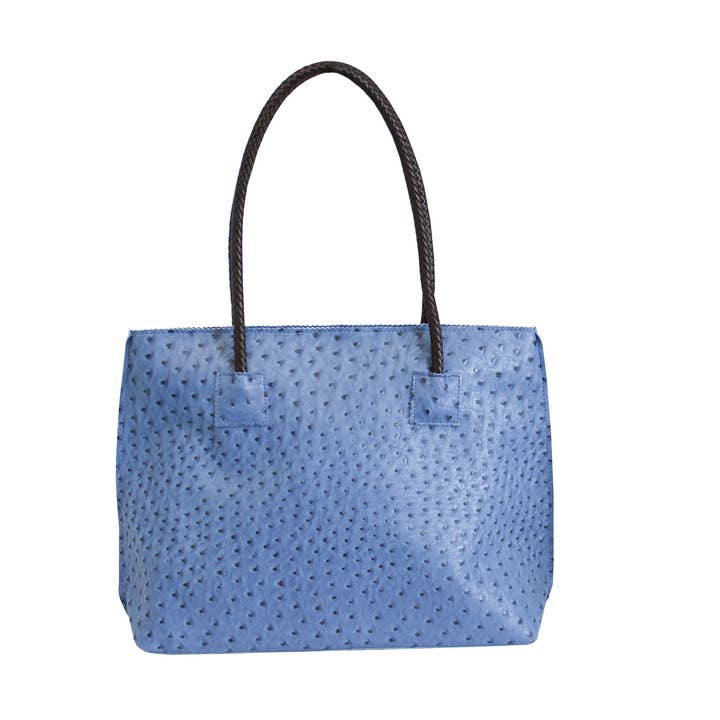 22 Tote - Wholesale Tote Bag - Women's - Lightweight Ostrich Zippered Tote Bag3