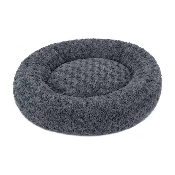 home mart goods - Vente Lit – chat et chien - Lit rond lavable en peluche douce pour chien et chat, 21,7 pouces de long
