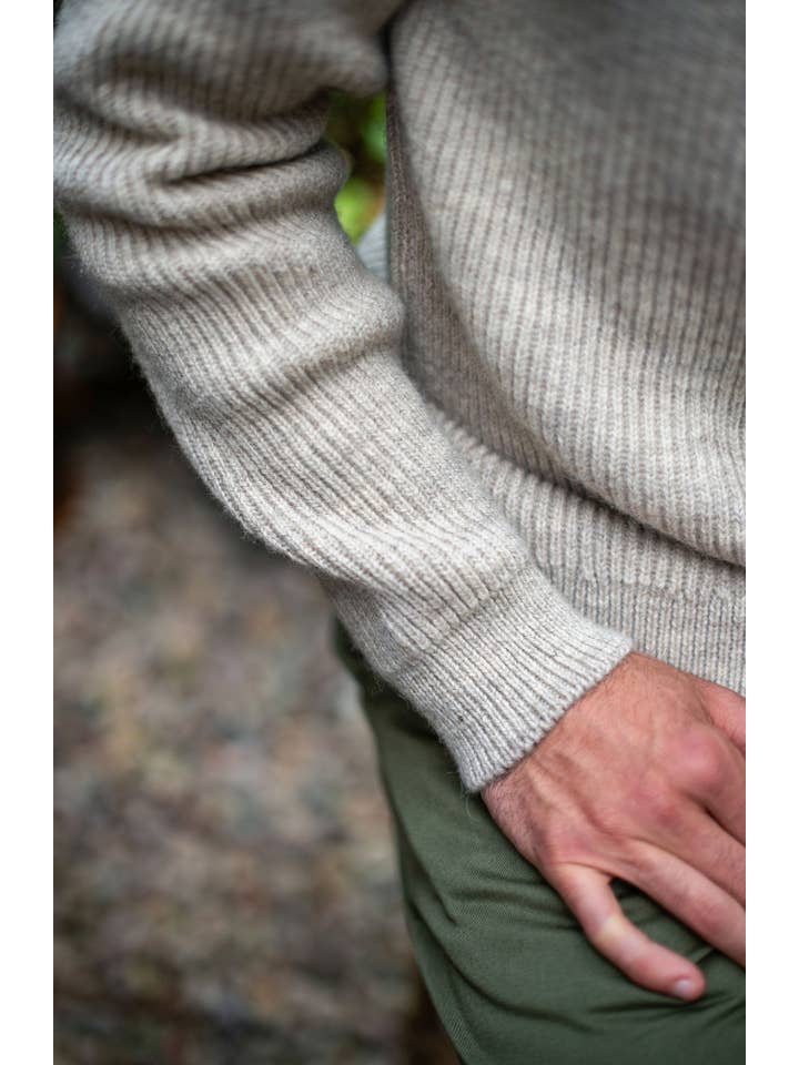 Paul James Knitwear - Wholesale Knitted jumper – Men′s - Mens Sheepsoft British Wool Fisherman Rib Knit Jumper8