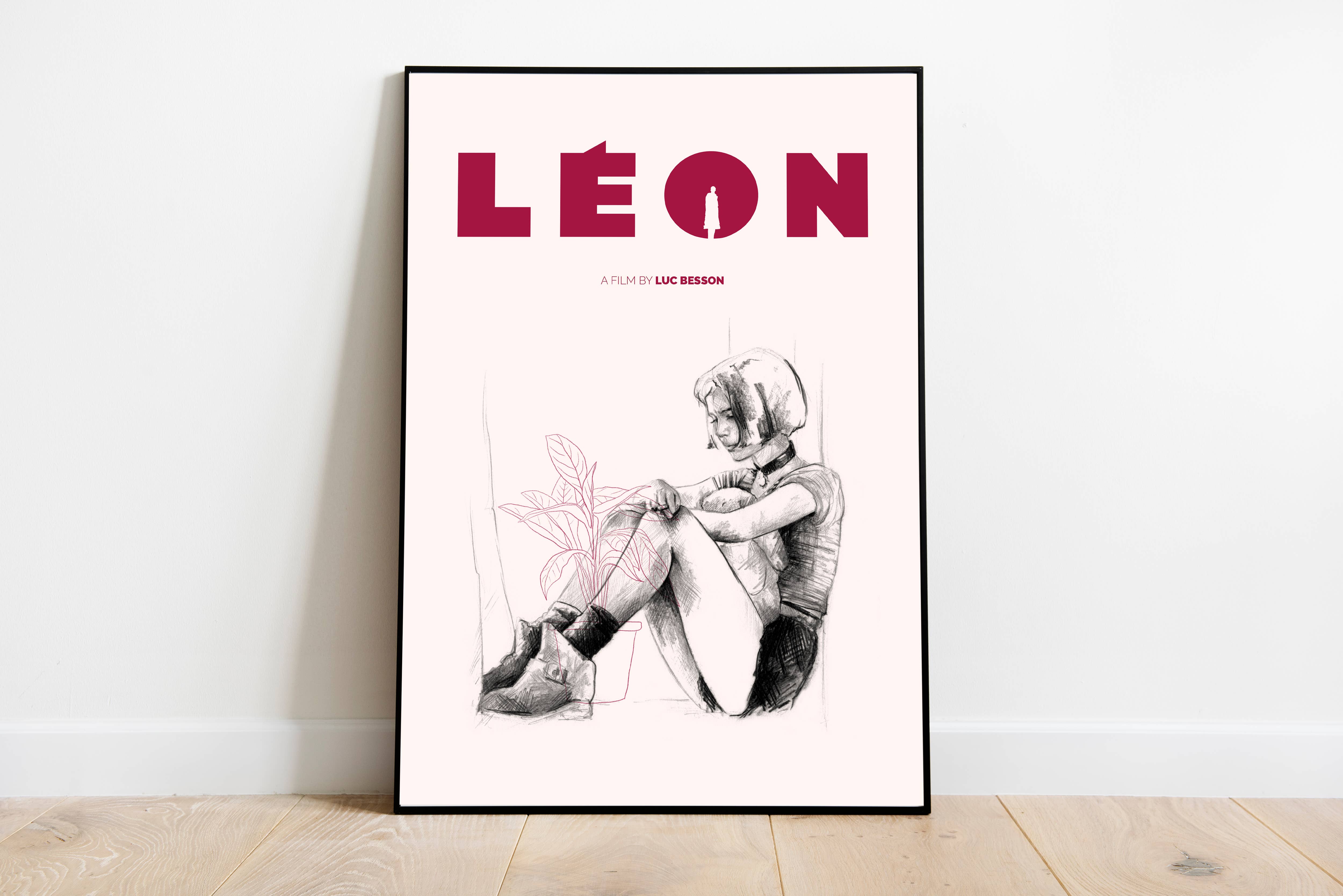 Belén Diz Juncal - Wholesale Poster - Movie illustrations - Poster - Leon: The professional2