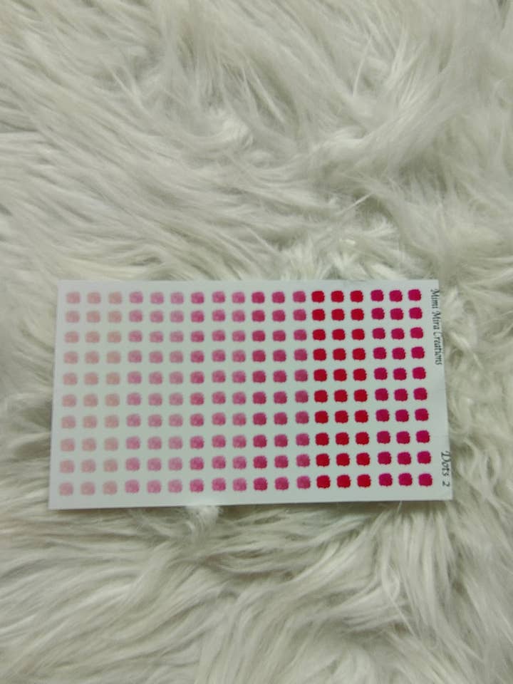 Functional planner stickers Dots 2 for wholesale by Mimi Mira Creations