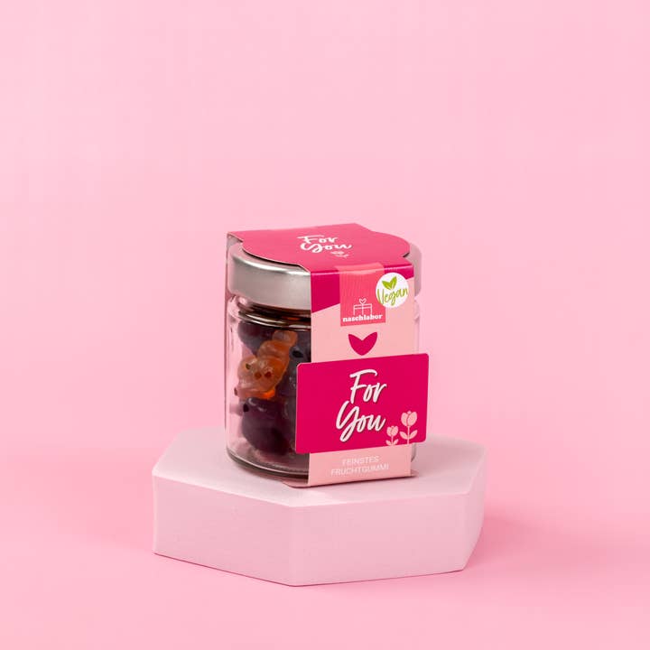 naschlabor GmbH - Venta al por mayor Gominolas - Chicle de frutas vegano para ti 120 g