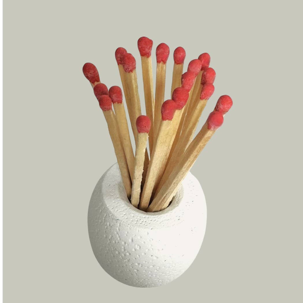 CJ Gift Goddess - Wholesale Match Holder - Concrete Match Holder/Toothpick Holder: Includes 25 Matches48