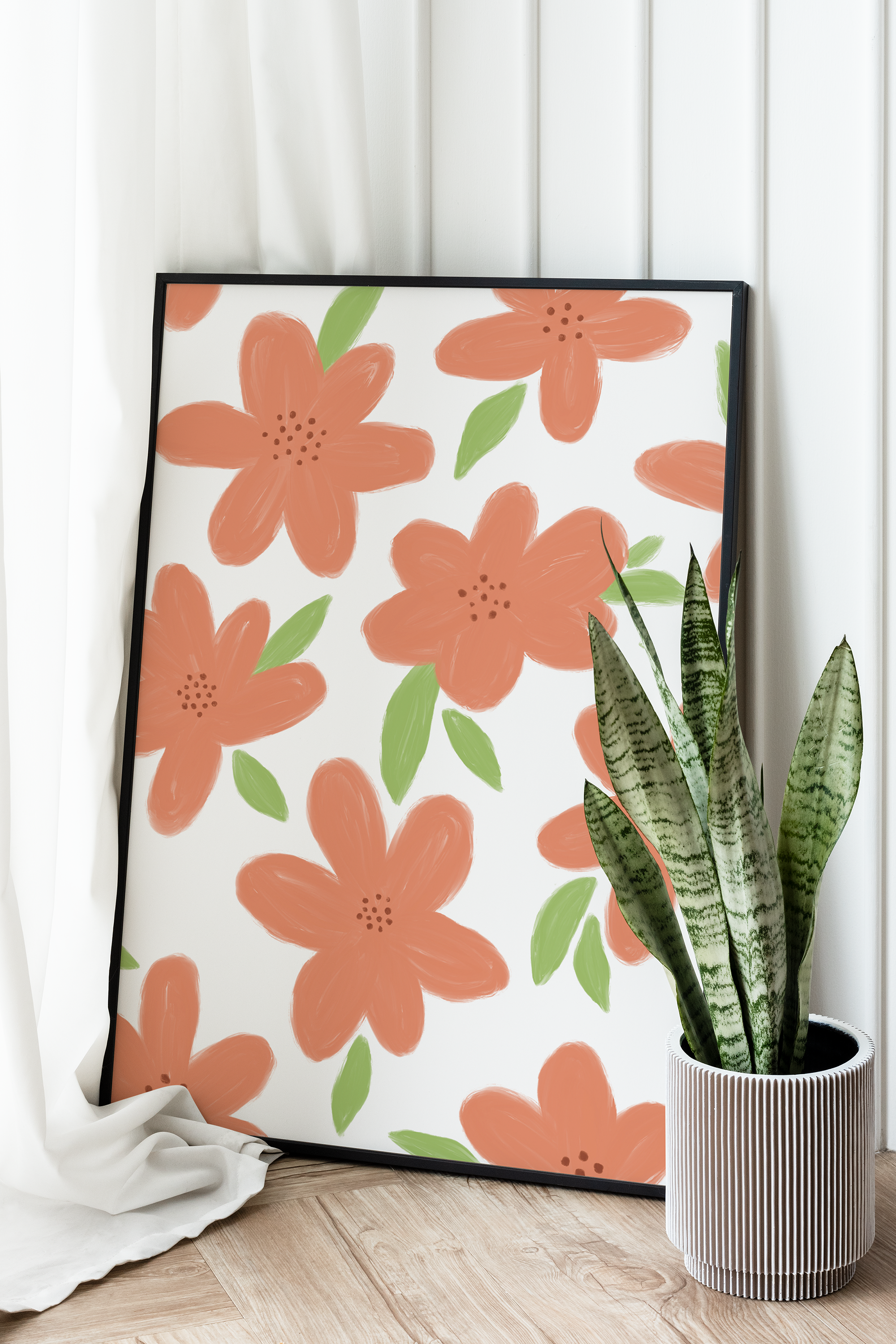 Purcell-Green Studios – wholesale Art print – Illustrated Floral Wall Print2