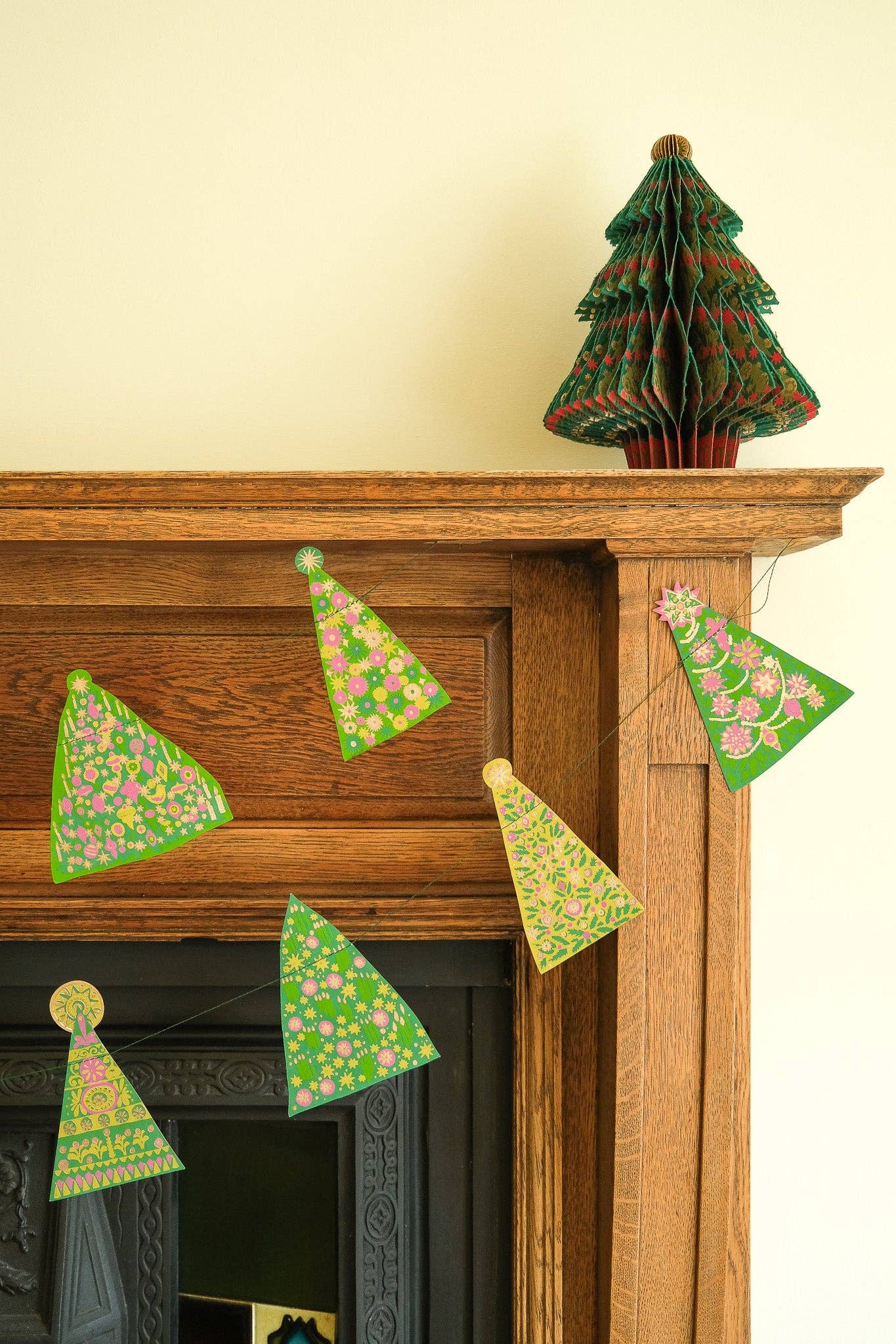 East End Press - Wholesale Bunting/Garland - UK/EU: Midcentury Trees Sewn Garland21