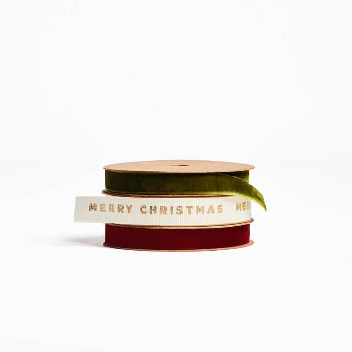 Abigail Jayne Design - Wholesale Ribbon - Gift Wrapping - Velvet Ribbon - Moss1