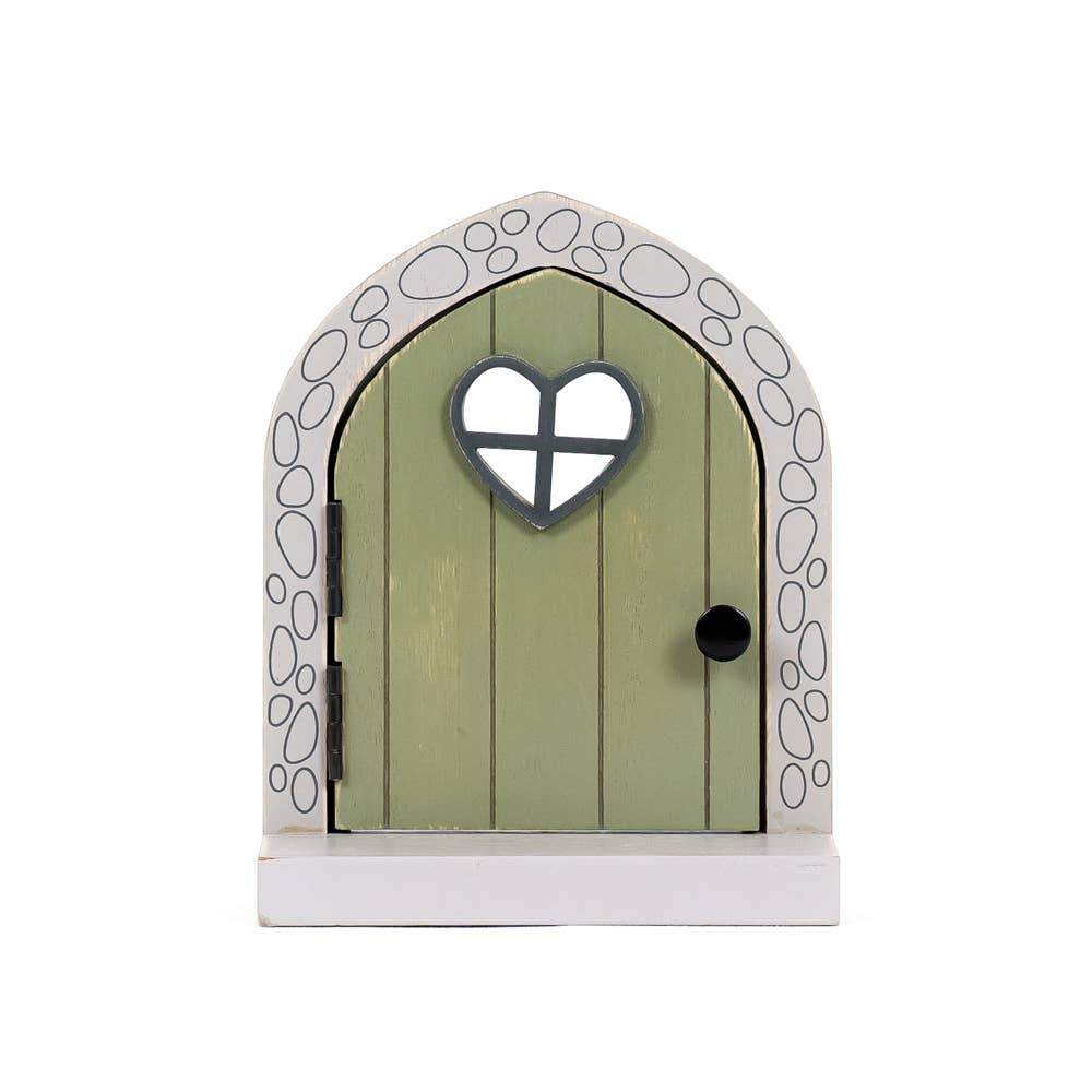 Devanie At Home (Formerly Adams & Co.) - Wholesale Decorative Tabletop Object - 11852 - 5x6x2 wd frm w/shlf (FAIRY DOOR)  SPRING PIXIE1