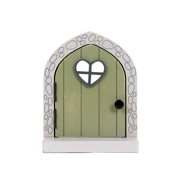 Devanie At Home (Formerly Adams & Co.) - Wholesale Decorative Tabletop Object - 11852 - 5x6x2 wd frm w/shlf (FAIRY DOOR) SPRING PIXIE1