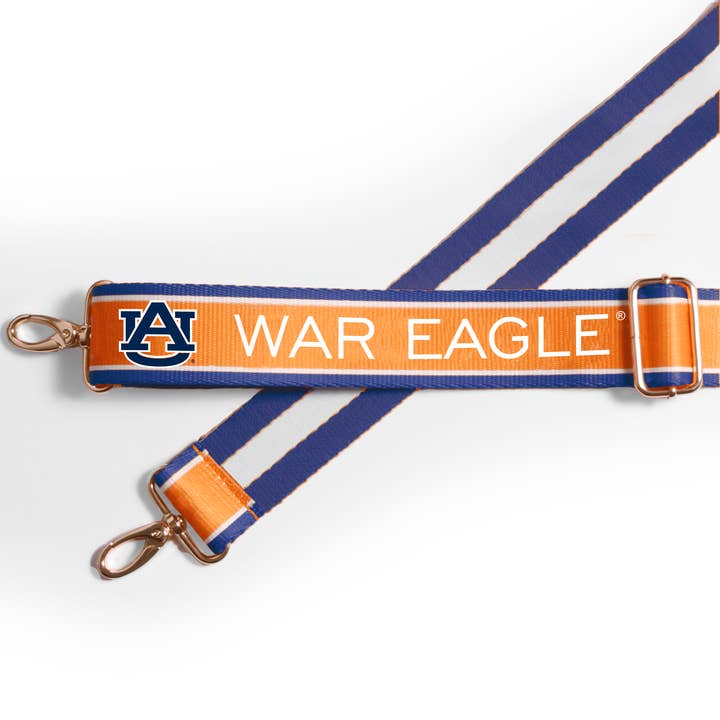 Auburn Tigers Purse Strap - 1.5" wide officially collegiate licensed for wholesale by Desden