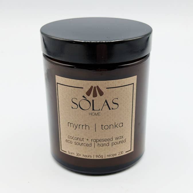 Myrrh Tonka Ljus Bärnstensburk med Lock, 20cl för wholesale av SÒLAS Home