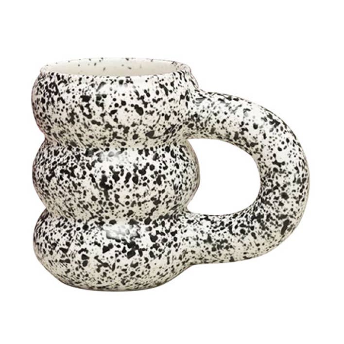 TUTU Home - Tableware & Decor - Vente Tasse à café - Tasse ronde en céramique « Michelin » inspirée des hommes - Ink Splashed0