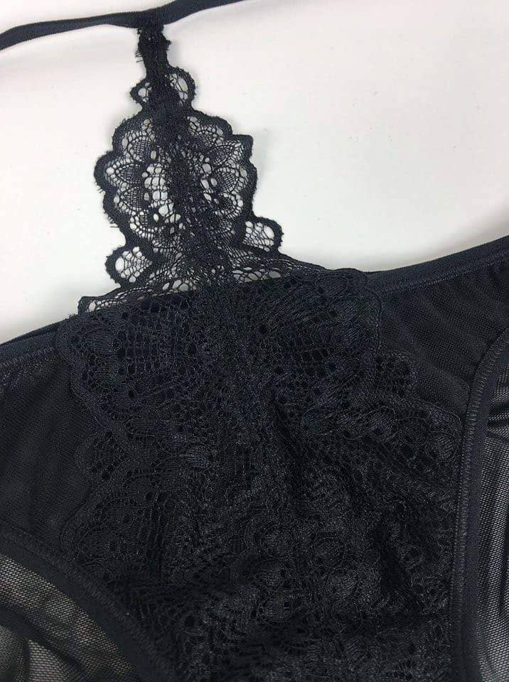 Annmarie Kahn - Wholesale Underwear - Women's - Chelsea High Waist Strappy Lace Sheer Bikini Panty1