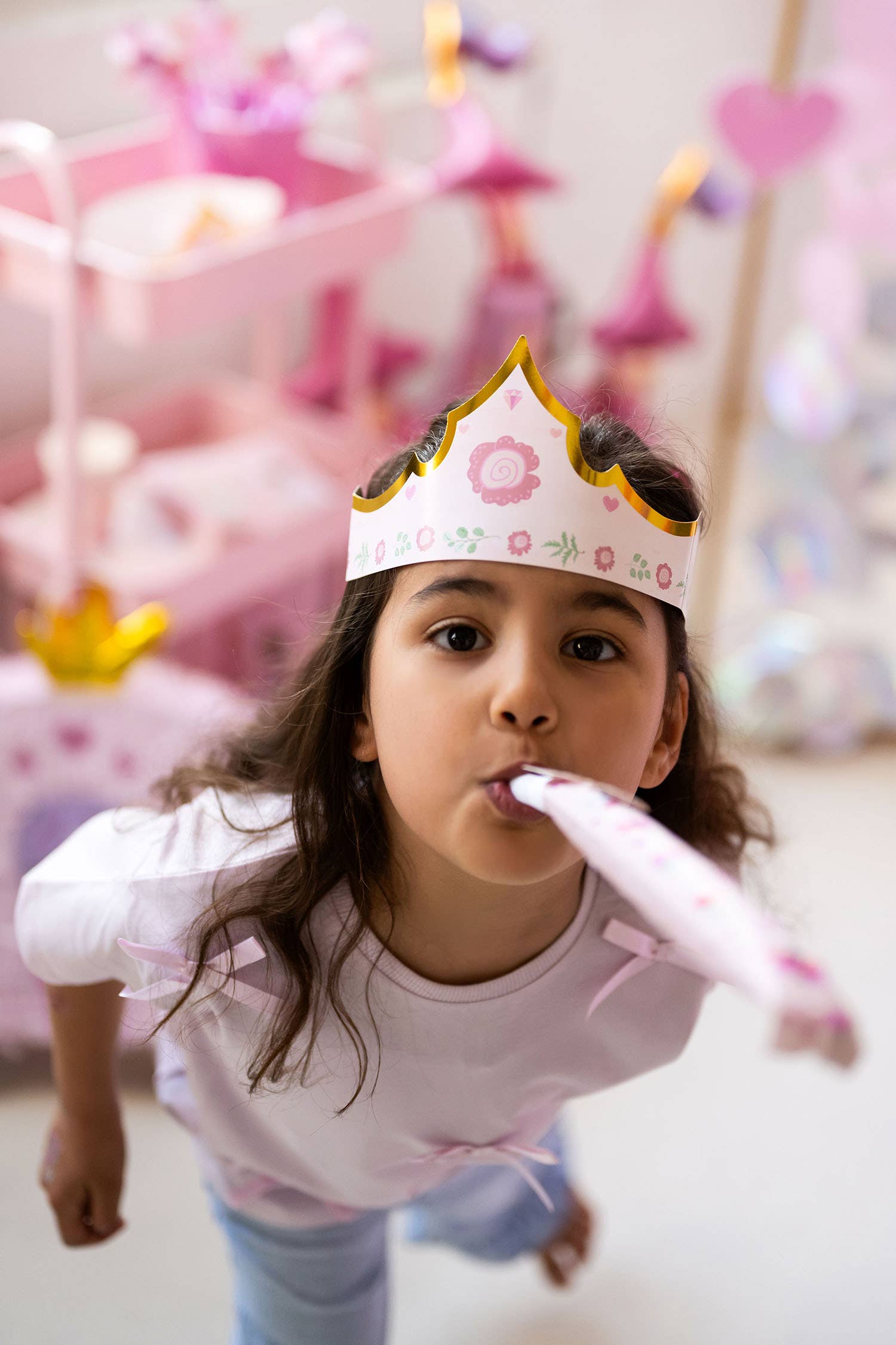 Folat BV - Wholesale Kids Hat - Kids - Crowns - Pretty Princess - 6 pieces6