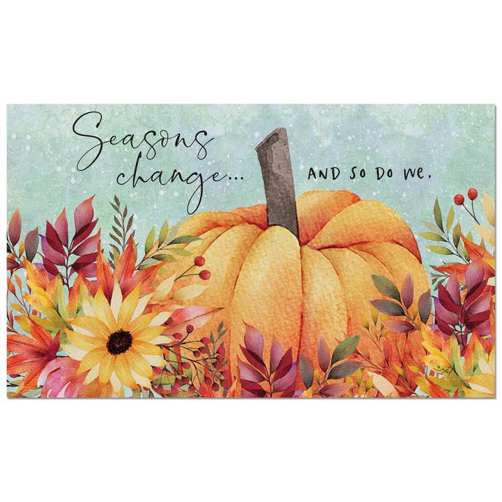 Seasons Change Indoor/Outdoor Entryway Floor Mat for wholesale by Conimar Promotions