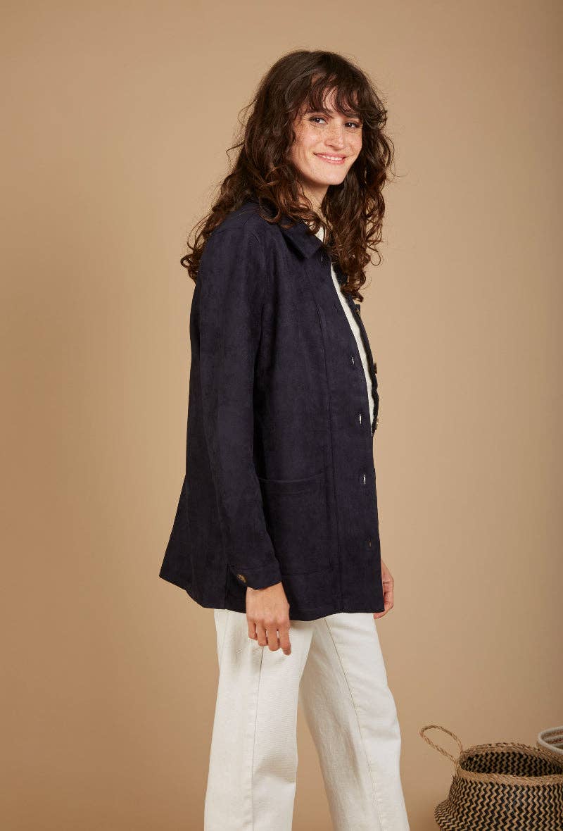 Andy & Lucy - Wholesale Jacket - Women's - VERA - Workers' style jacket in soft suede14