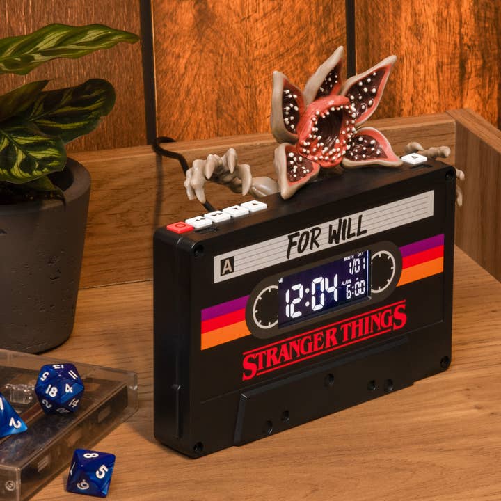 Paladone - Vente Réveil - Réveil Cassette Demogorgon Stranger Things 50