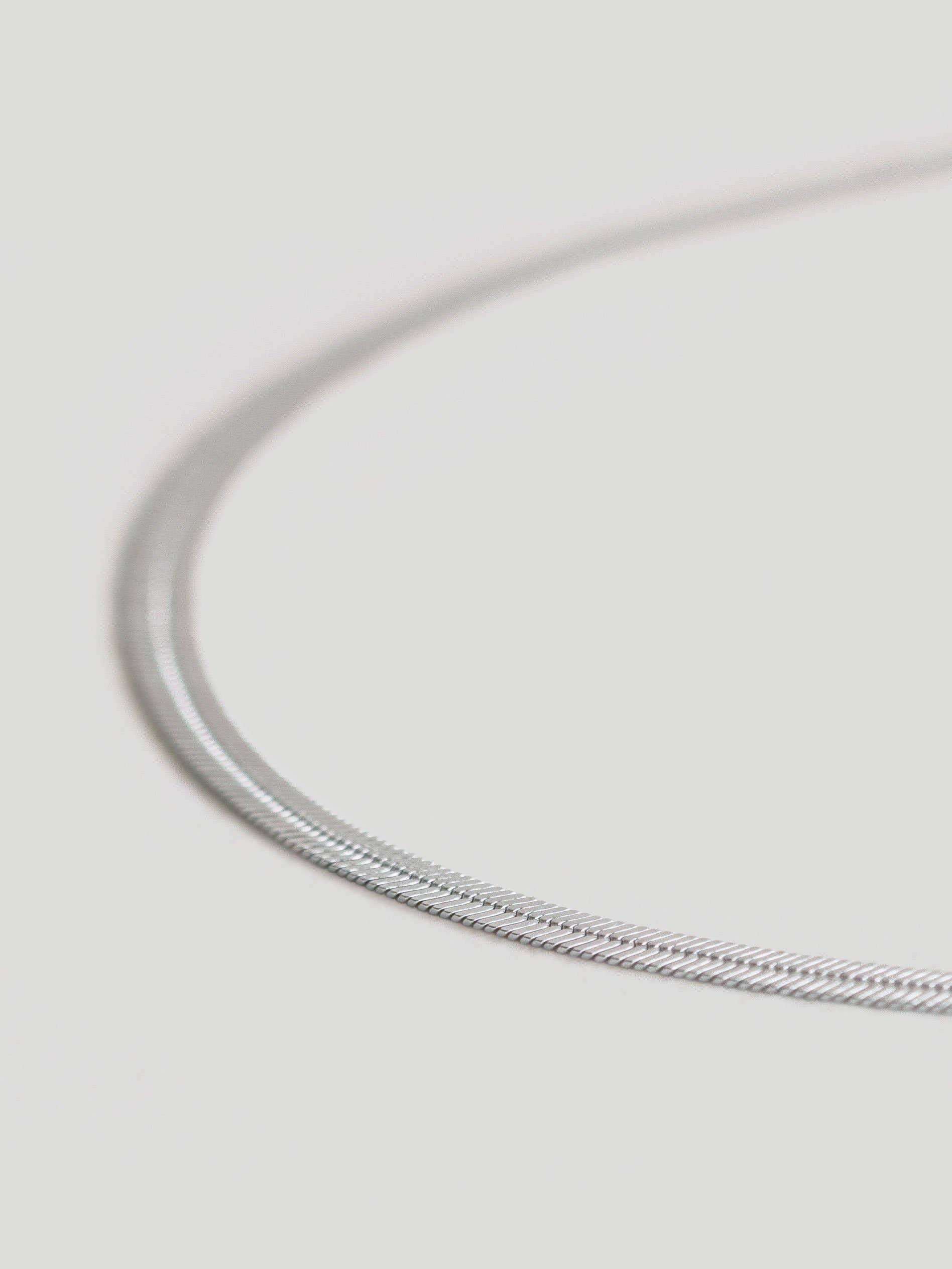 CURIOUS CREATURES – Engroshandel Led/kæde halskæde – Sildeben halskæde (sølv)1