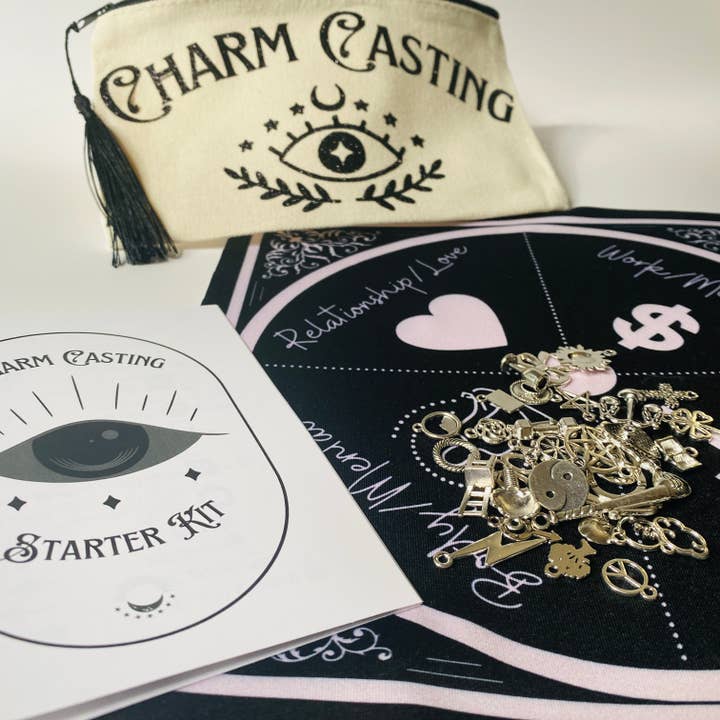 Sacred Moon&Stars - Wholesale Meditation Supplies - Charm Casting Divination Starter Kit