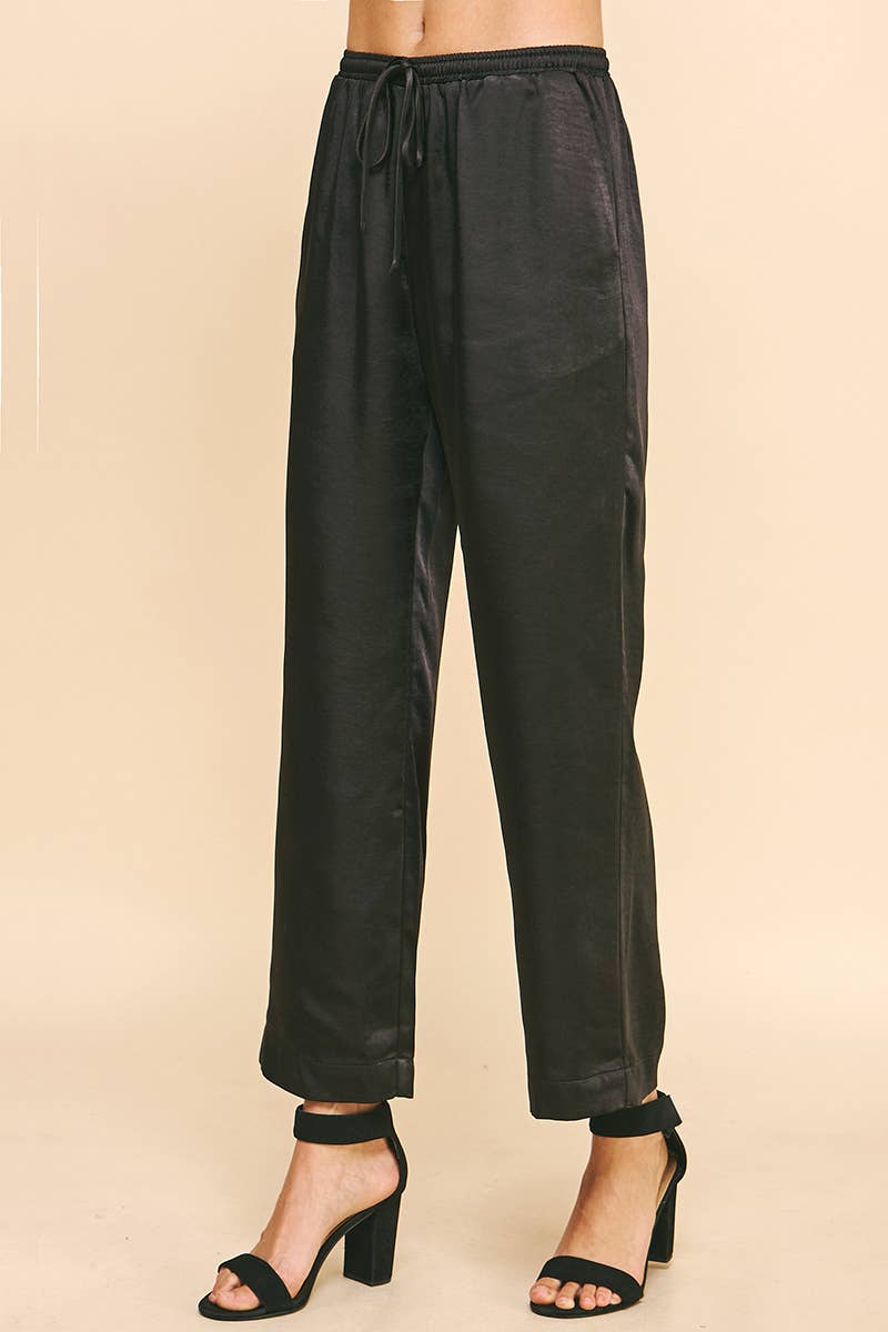 PINCH - Wholesale Pants - Women's - SATIN STRAIGHT PANTS - 5370B16