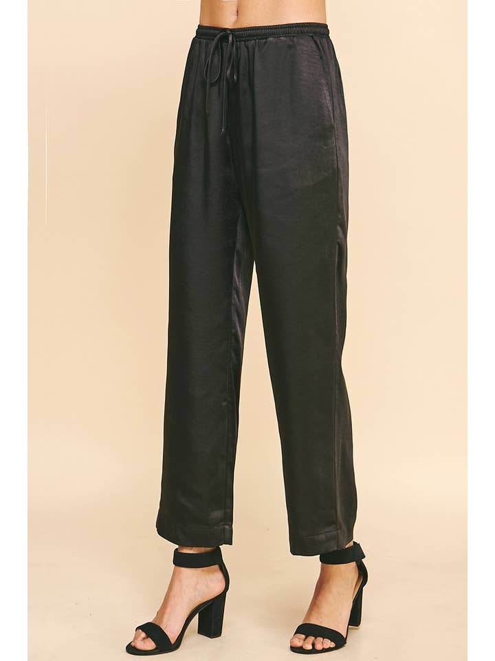 PINCH - Wholesale Pants - Women's - SATIN STRAIGHT PANTS - 5370B16