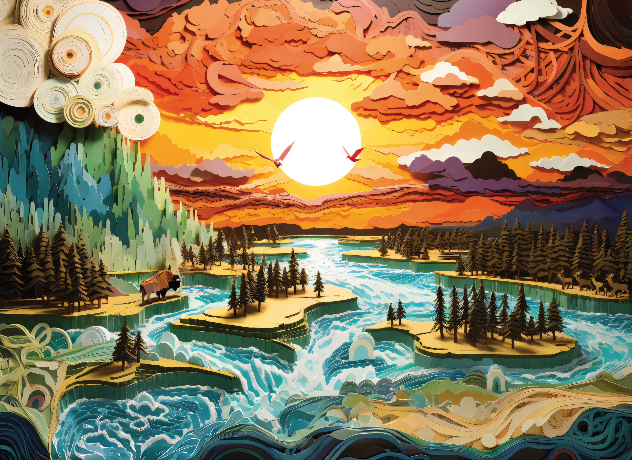 Final Piece Puzzles - Wholesale Puzzle - Adult - No. 18 - Big Sky Country1