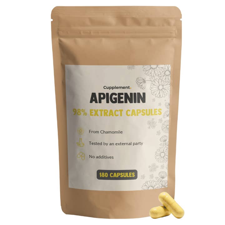 Cápsulas de Extracto de Apigenina 100 mg 180 Cápsulas para venta al por mayor de Cupplement b.v.