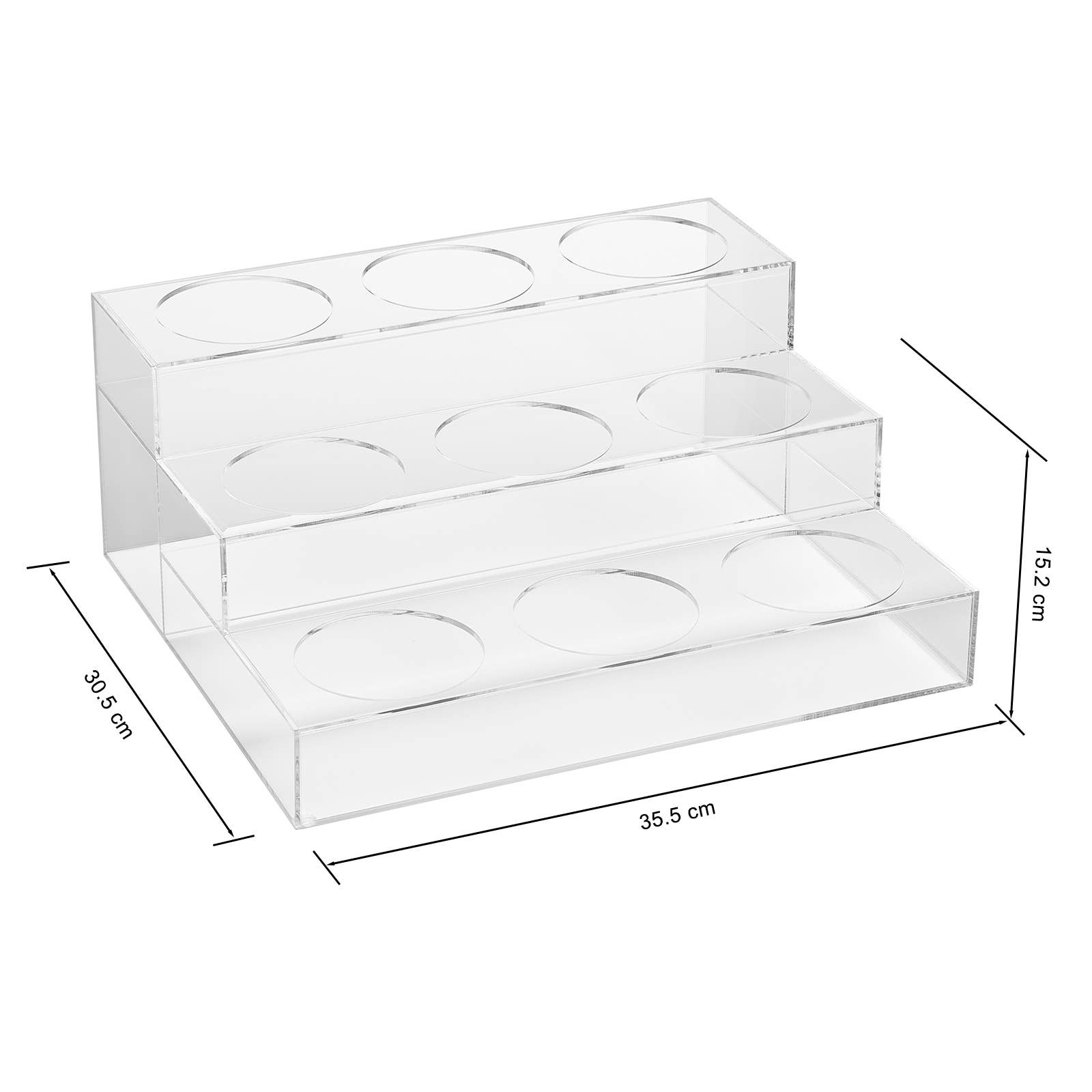 The Wine Savant /  Khen Glassware - Wholesale Bottle Rack/Holder - Acrylic Plastic Bottle Holder6