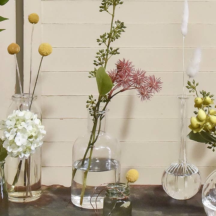 Jamali Garden - Wholesale Vase - Clear Medicine Bottle Bud Vase