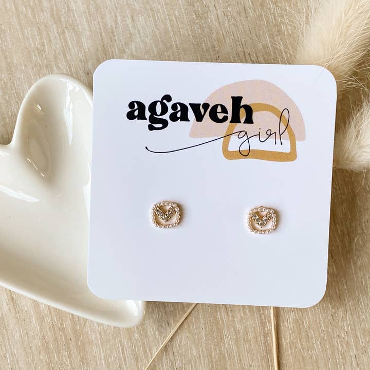 Agaveh girl - Wholesale Stud/Post Earrings - Faye3
