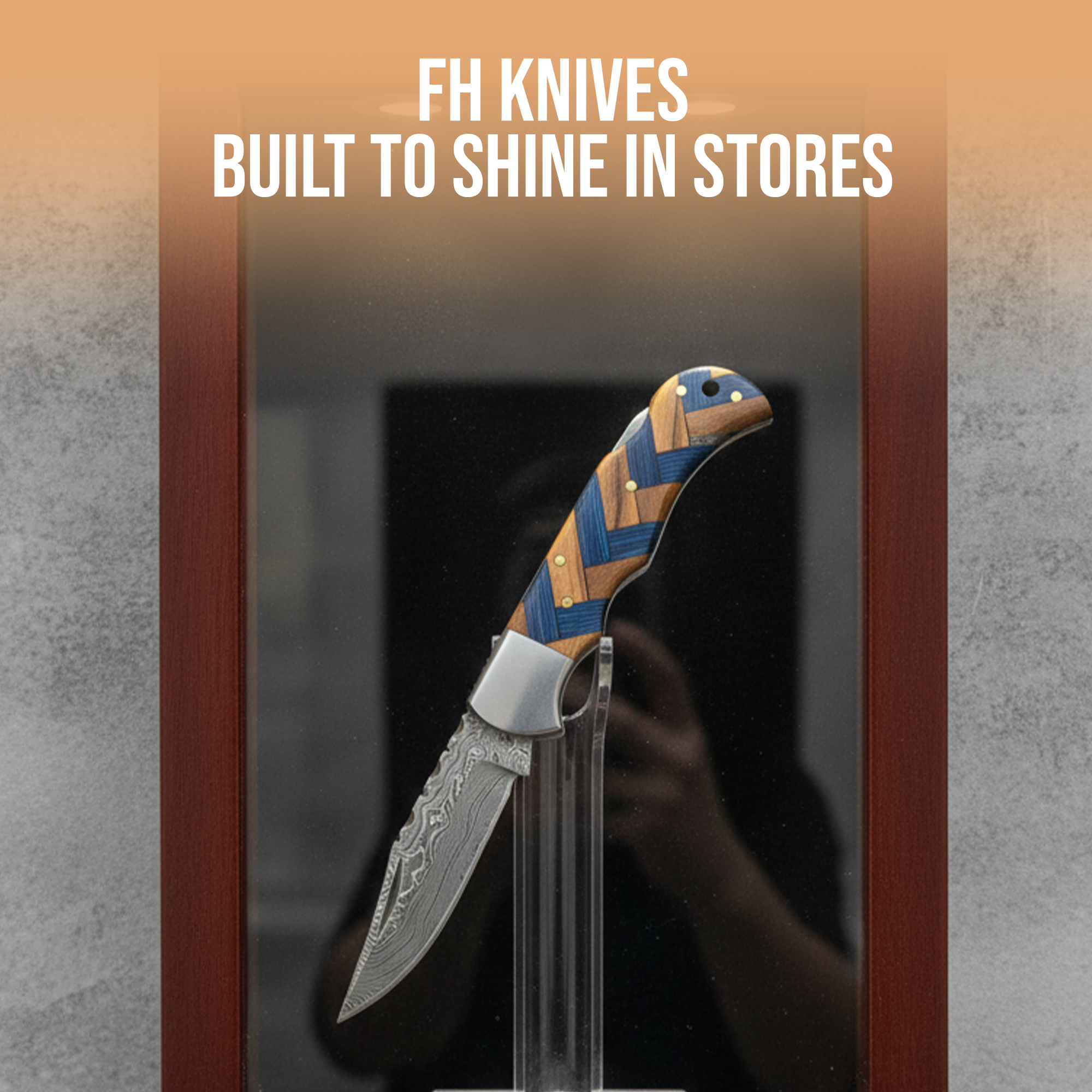 FH KNIVES – Navalha e suporte por atacado – Canivete dobrável damasco com cabo artístico de 6,5', Canivete de Bolso4