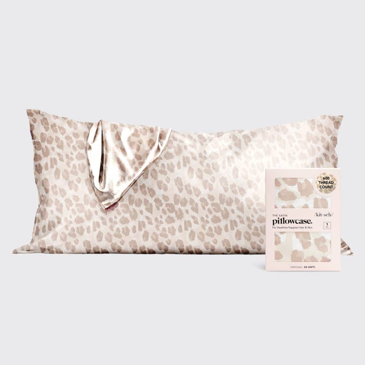 KITSCH – wholesale Örngott – Satin King Örngott - Leopard