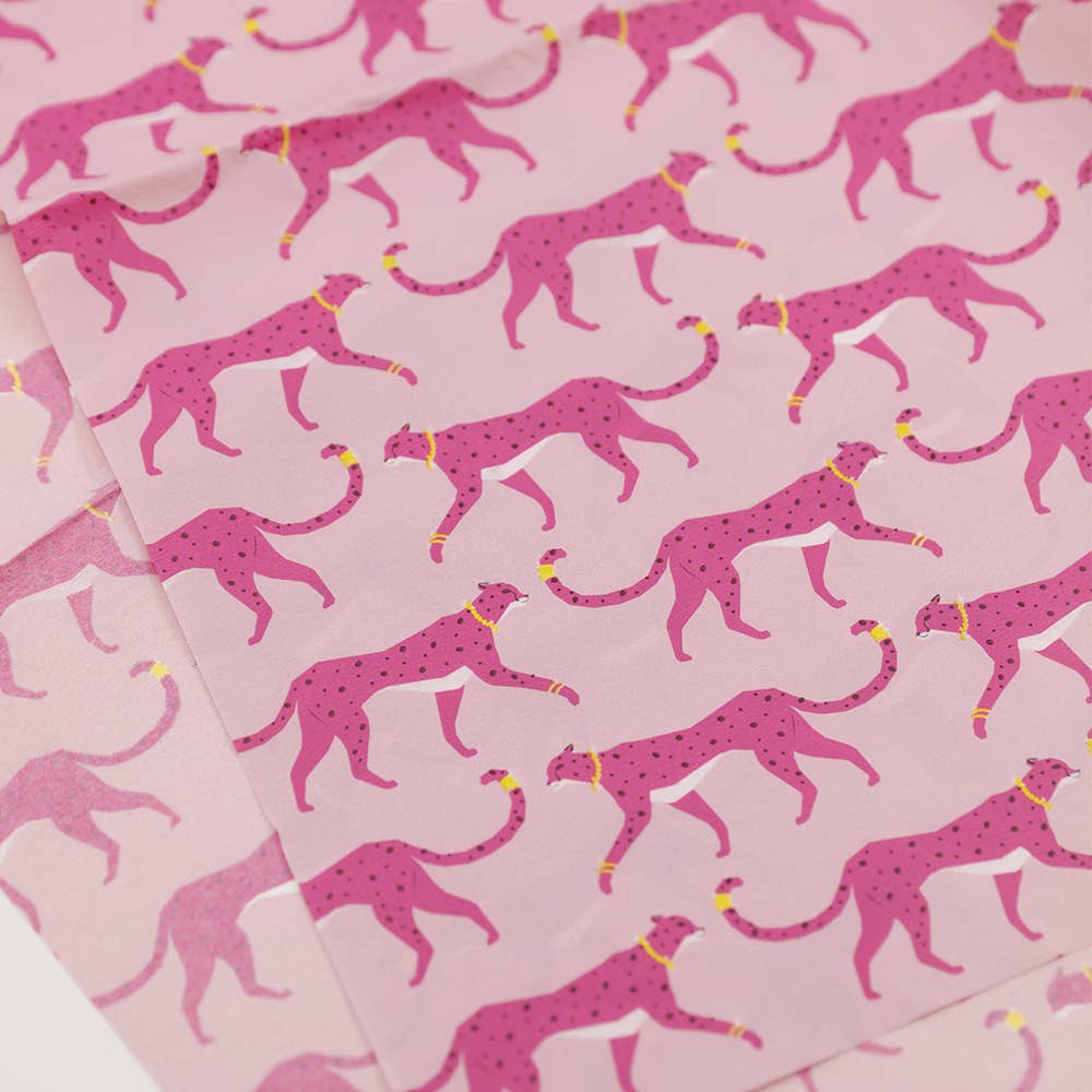 BllalaLab - Wholesale Tissue Paper - Cheetah Leopard  Floral Pattern Gift Wrapping Tissue Paper9