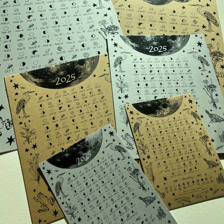 Tamanhos e Estilos Mini do Calendário Celestial por atacado de Rivtak