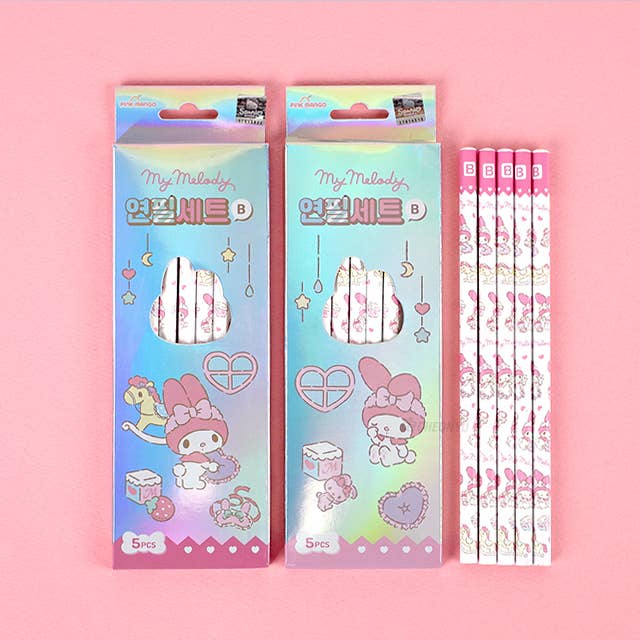 K-Wonderland - Wholesale Pencil - Sanrio School/ Office Pencil 5PCS Set 4