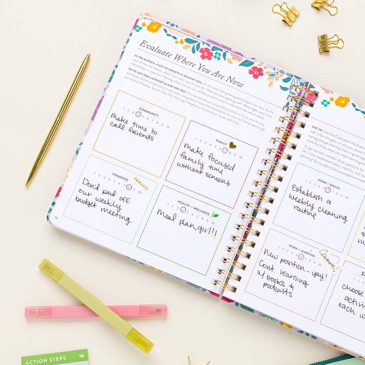Cultivate What Matters - Wholesale Planner - Fresh Start Weekly Goal Planner | Bold Blooms4