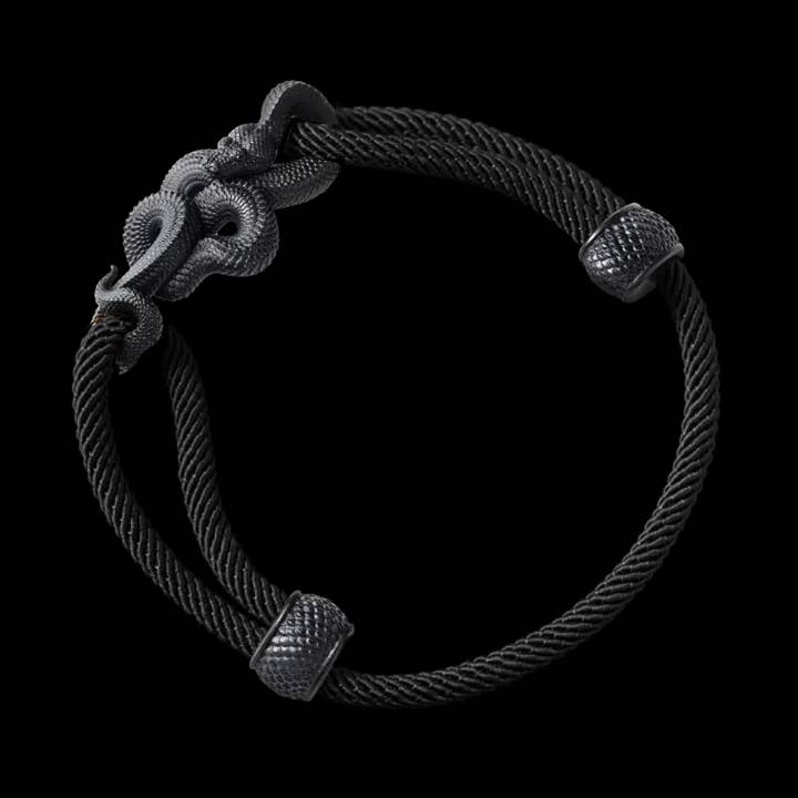Tree Boa Rope Bracelet - Blacked for wholesale by Coppertist.wu