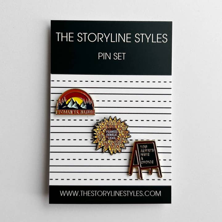 Empowered Women Enamel Pin Set // Feminist // Lapel Pin // Brooch // Adventure // Empowerment // Motivational for wholesale by The Storyline Styles